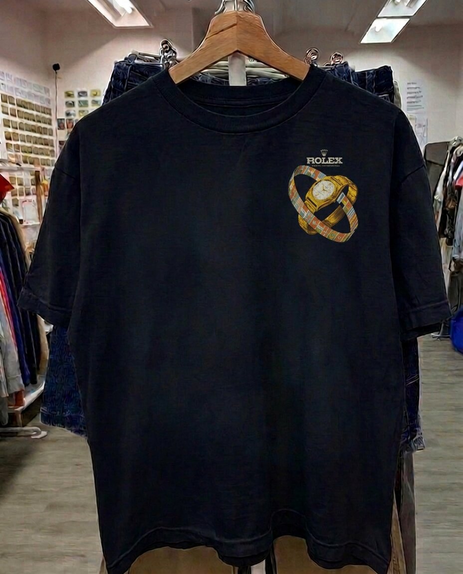 1994 Rolex Classic Double Sided Black Tee