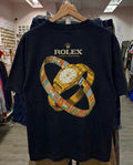 1994 Rolex Classic Double Sided Black Tee