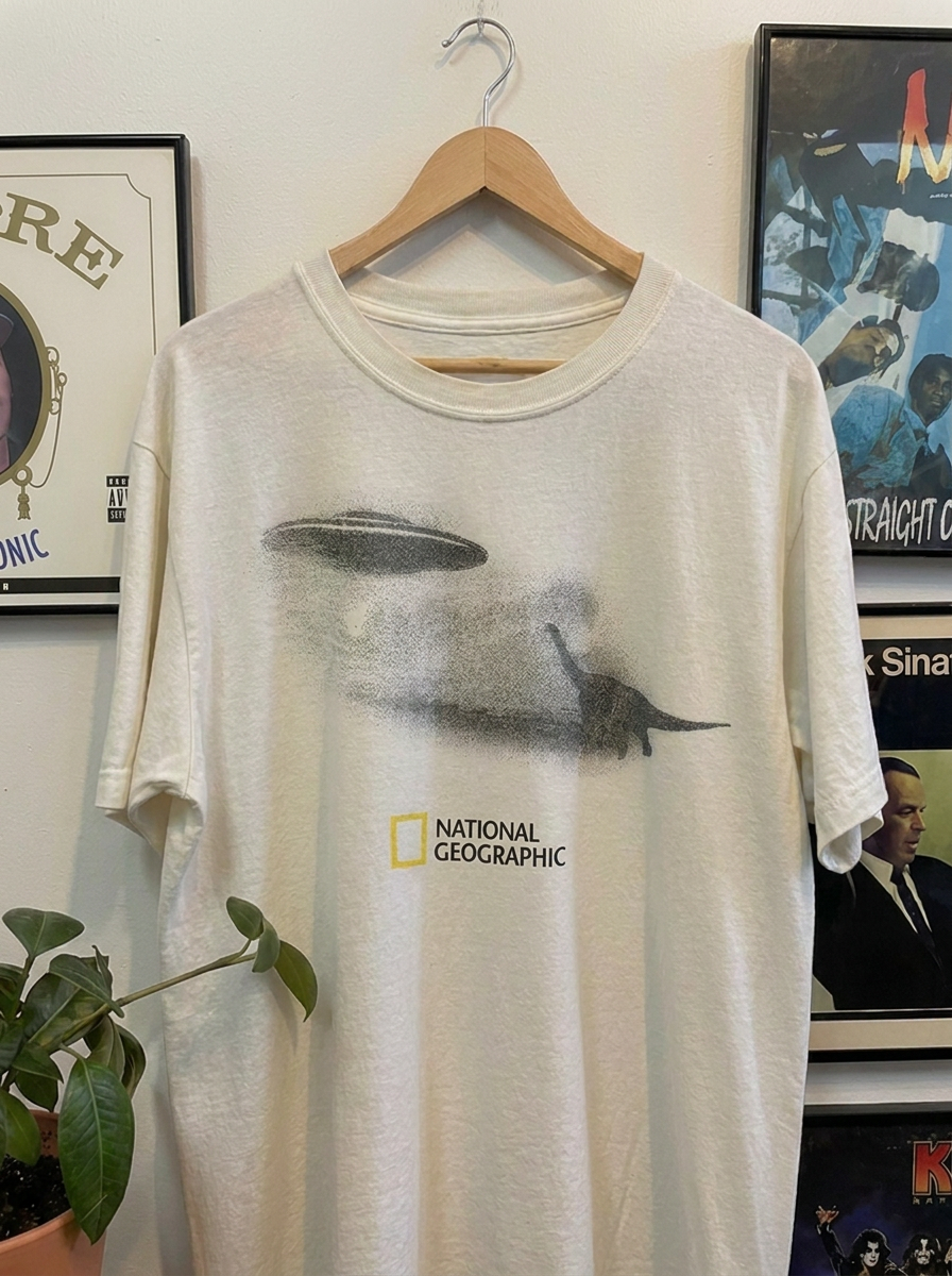 National Geographic Classic White Tee