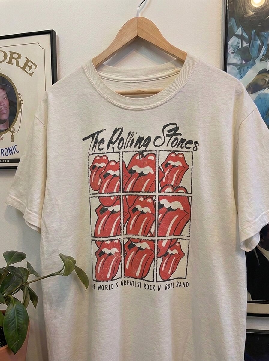 Rolling Stones Classic White Tee