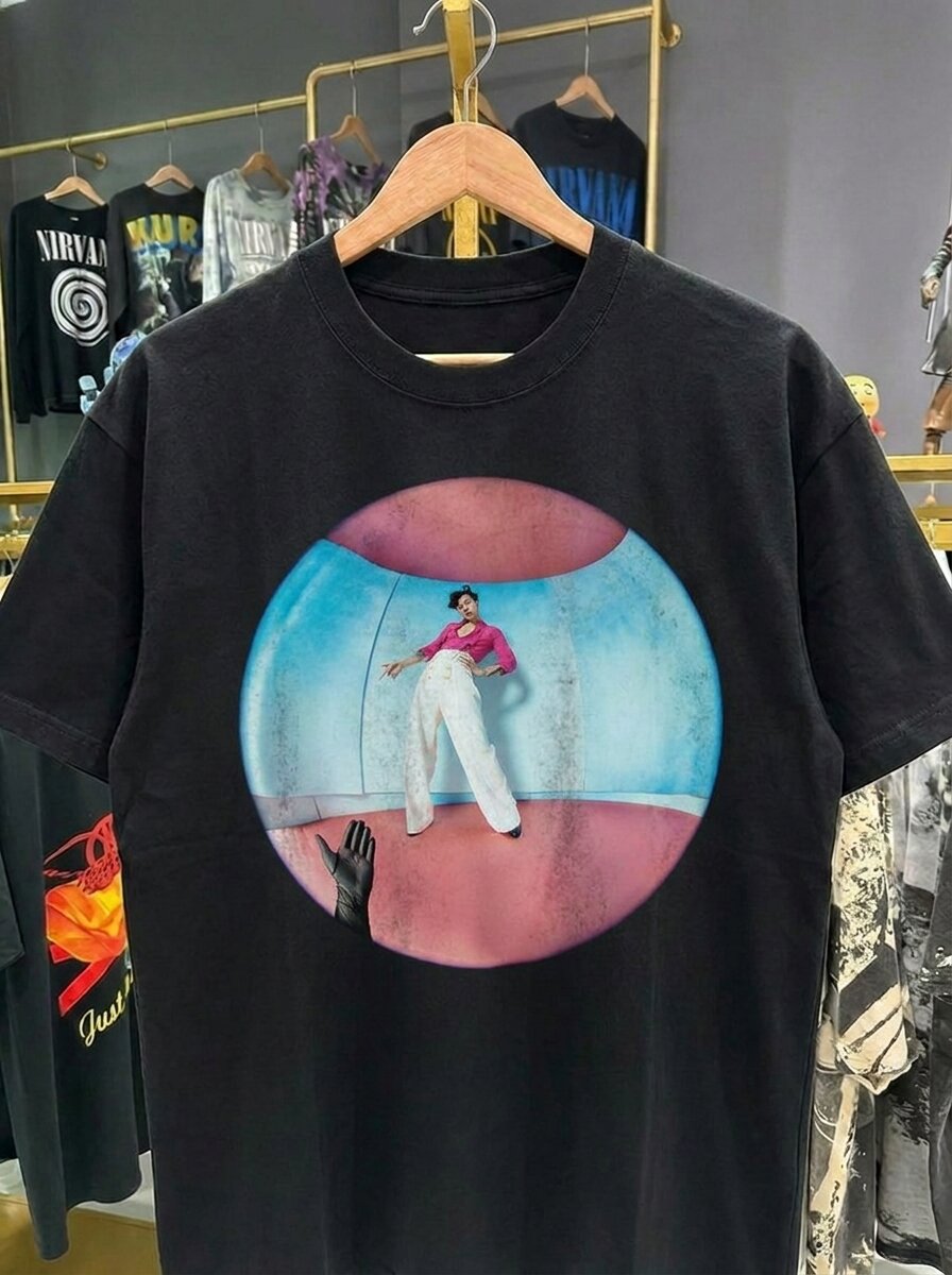 Harry Styles Fine Line Black Tee