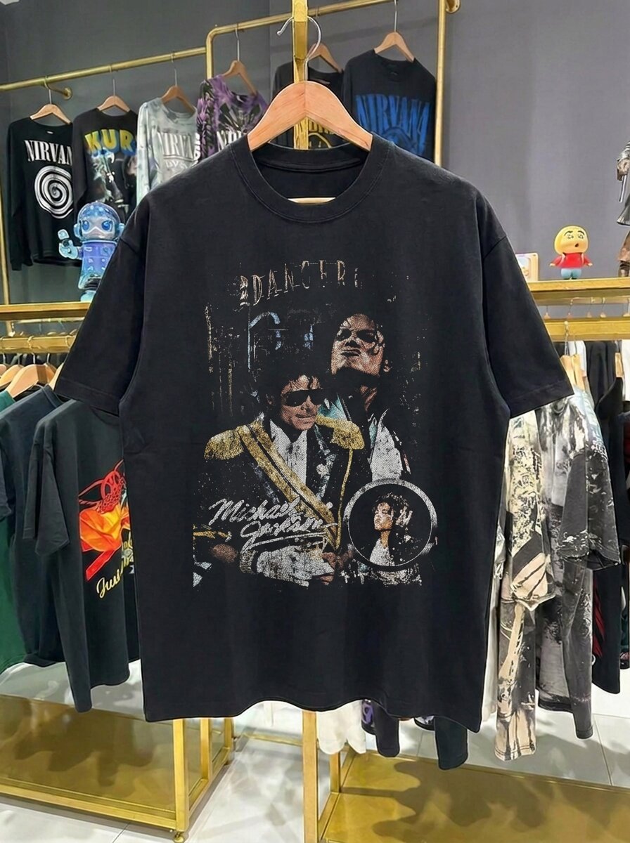 Michael Jackson Dangerous Vol. 2 Black Tee