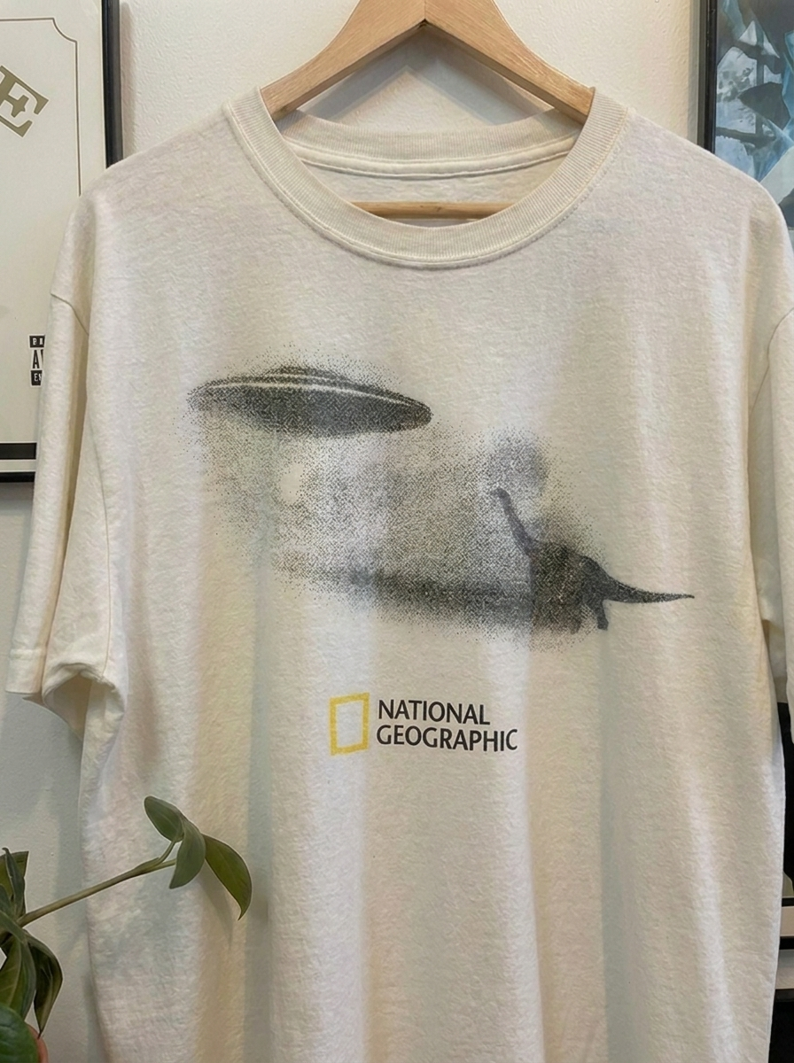 National Geographic Classic White Tee