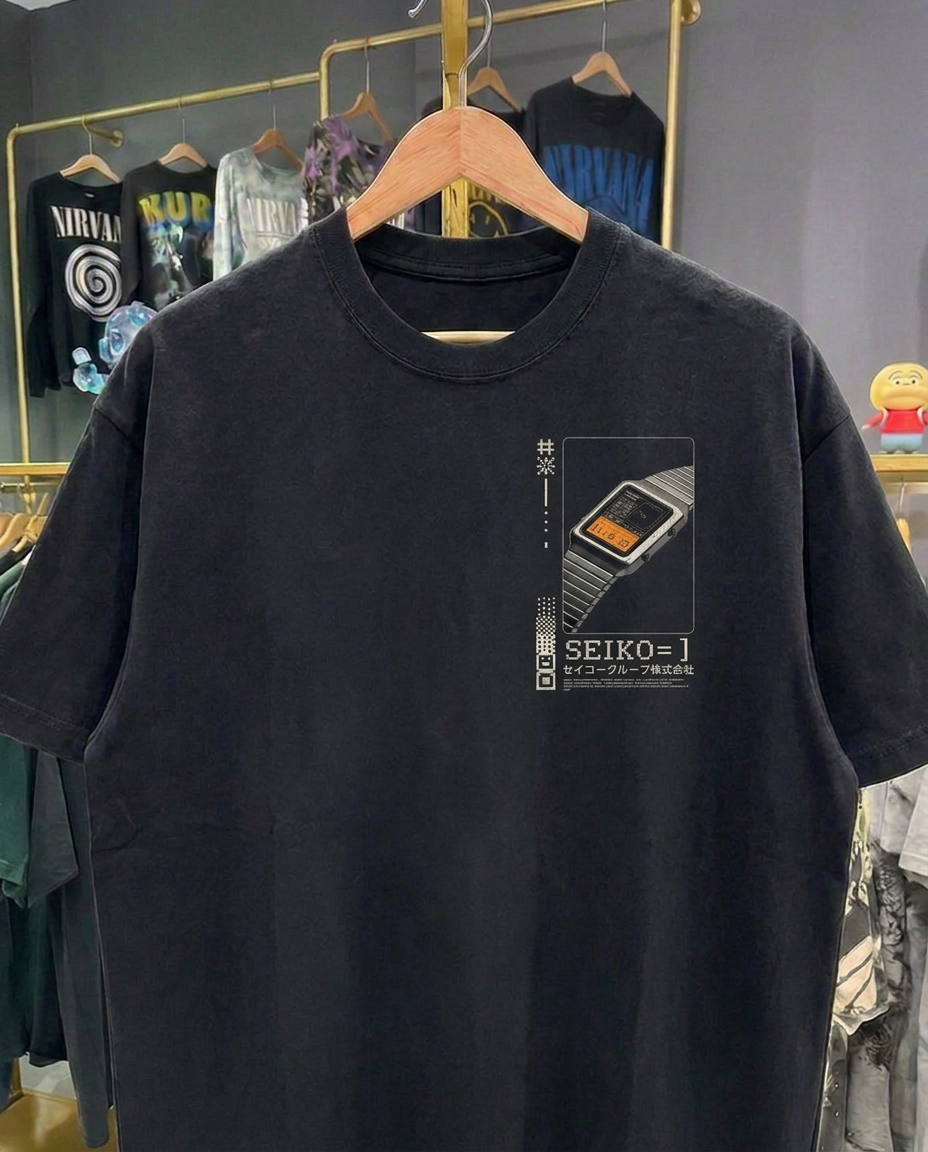 Seiko Classic Vol 2, | Black T-Shirt