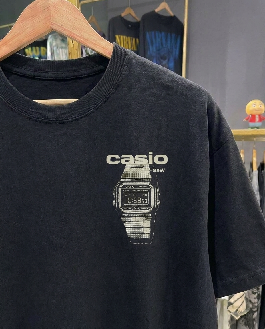Casio Classic Vol 2. | Black T-Shirt