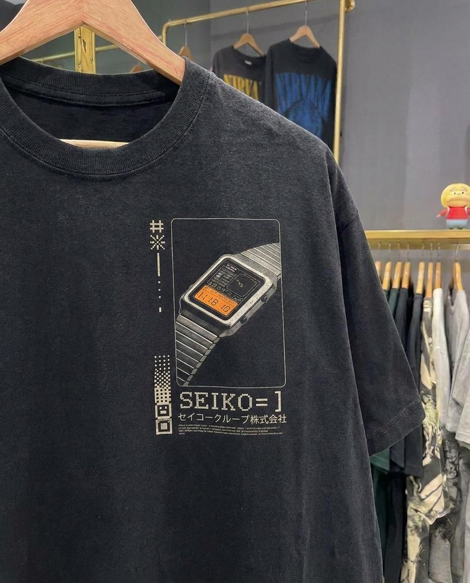Seiko Classic Vol 2, | Black T-Shirt