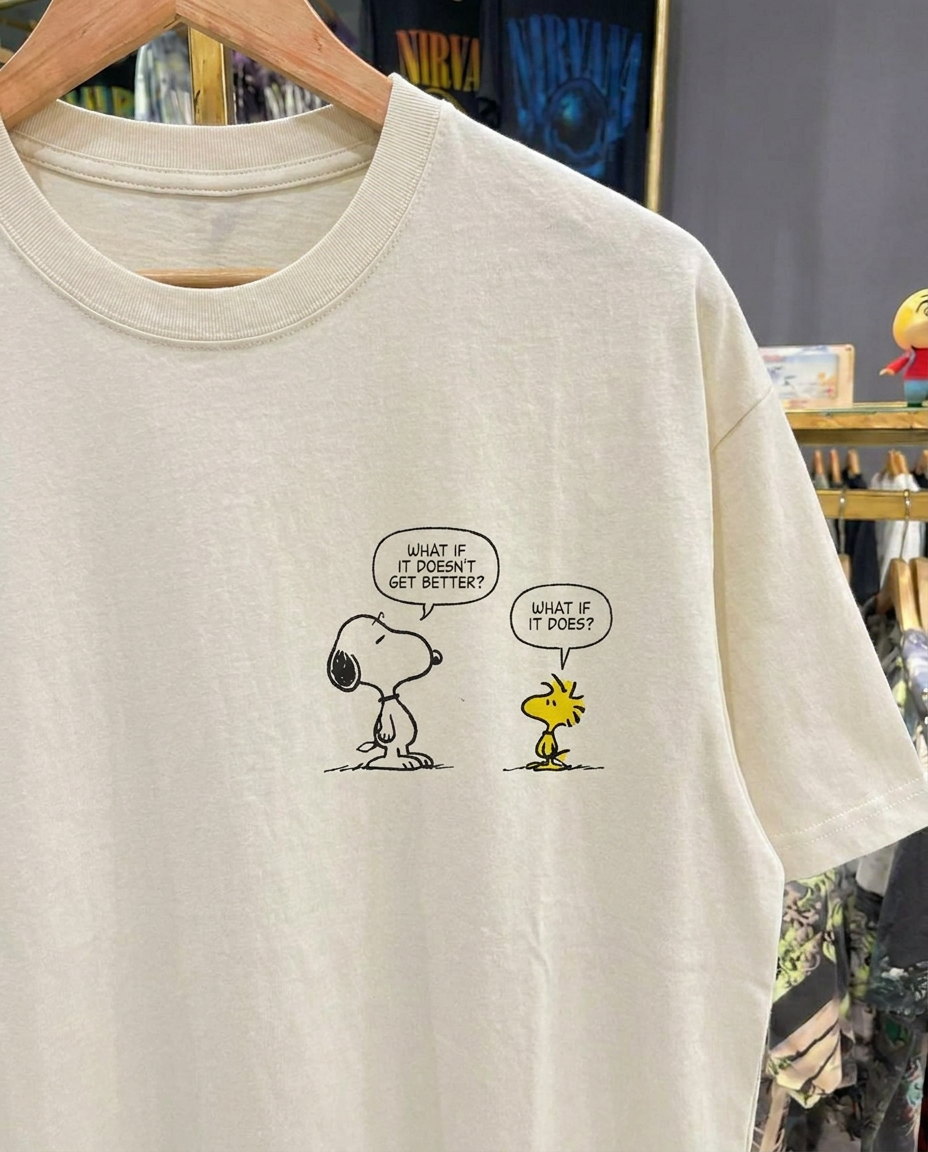 Snoopy Comic Vol 2. White Tee